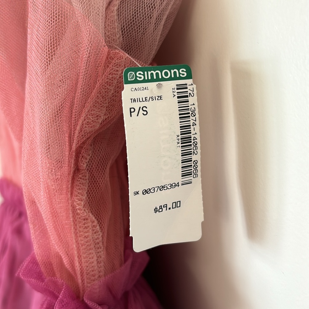 NWT Simons Ruffle Mini Dress - Picture 6 of 9